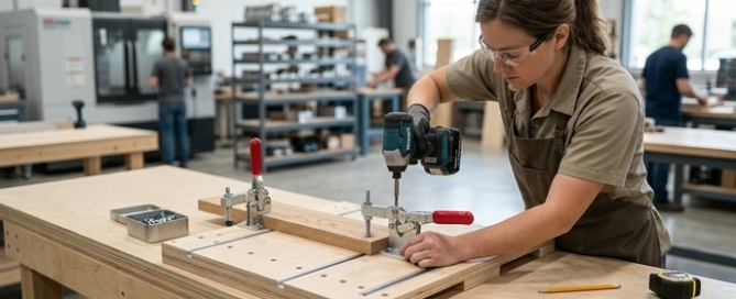 Installing Vertical Toggle Clamps on Woodworking Jigs: Step-by-Step